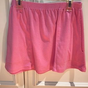Women’s pink tennis/sport skirt. Michele Palmer.